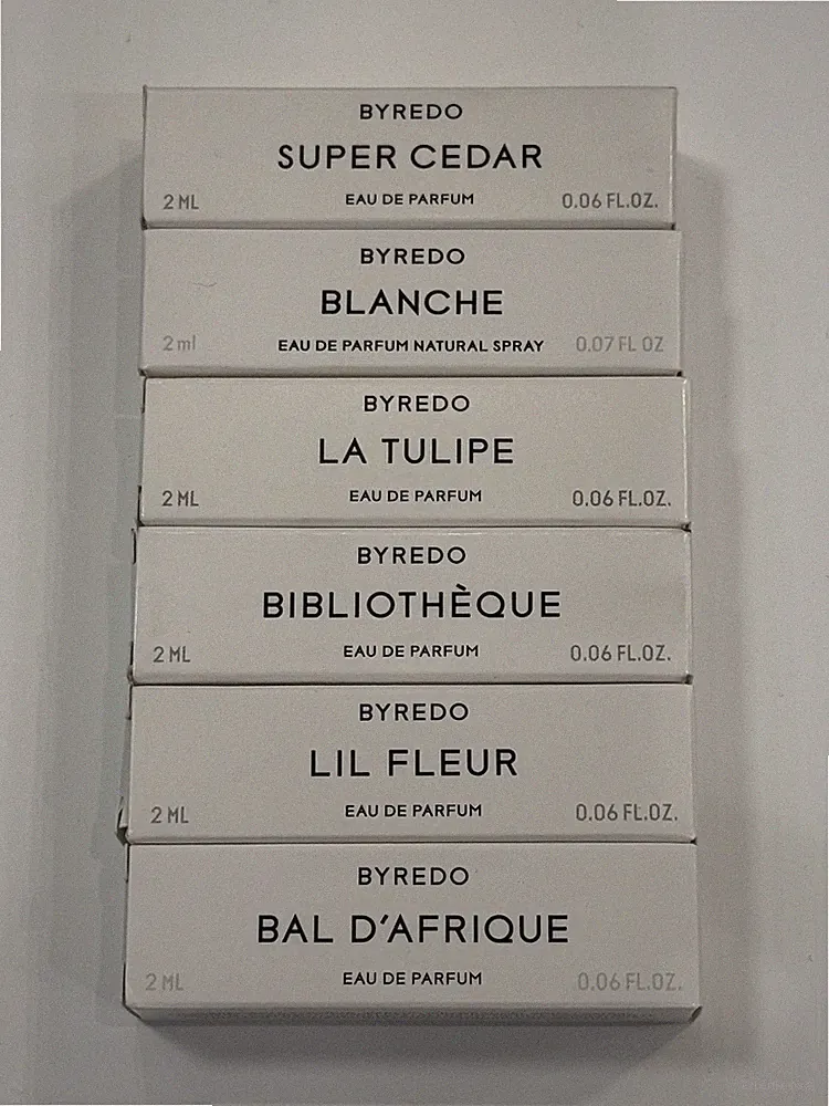 BYREDO 6pc Discovery Set-BalD’Afrique/SuperCedar/Blanche/Bibliothèque/La Tulipe