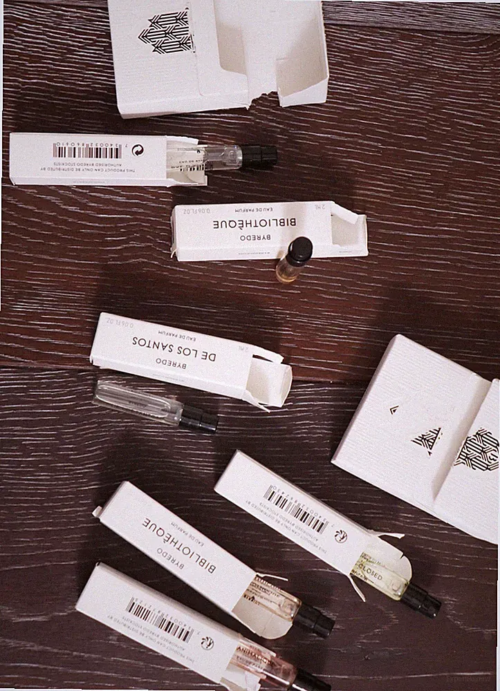 Byredo Eau De Parfum 6 Sample Spray 2ml/0.06oz - Authentic DISCOVERY SETS