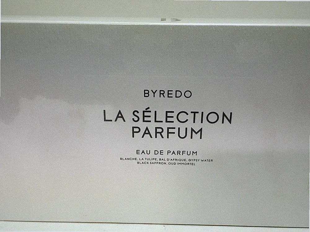 Byredo LA SELECTION COLOGNE EDP 6 x15 ml BLANCHE,LA TULIPE, BAL D'AFRIQUE,READ**