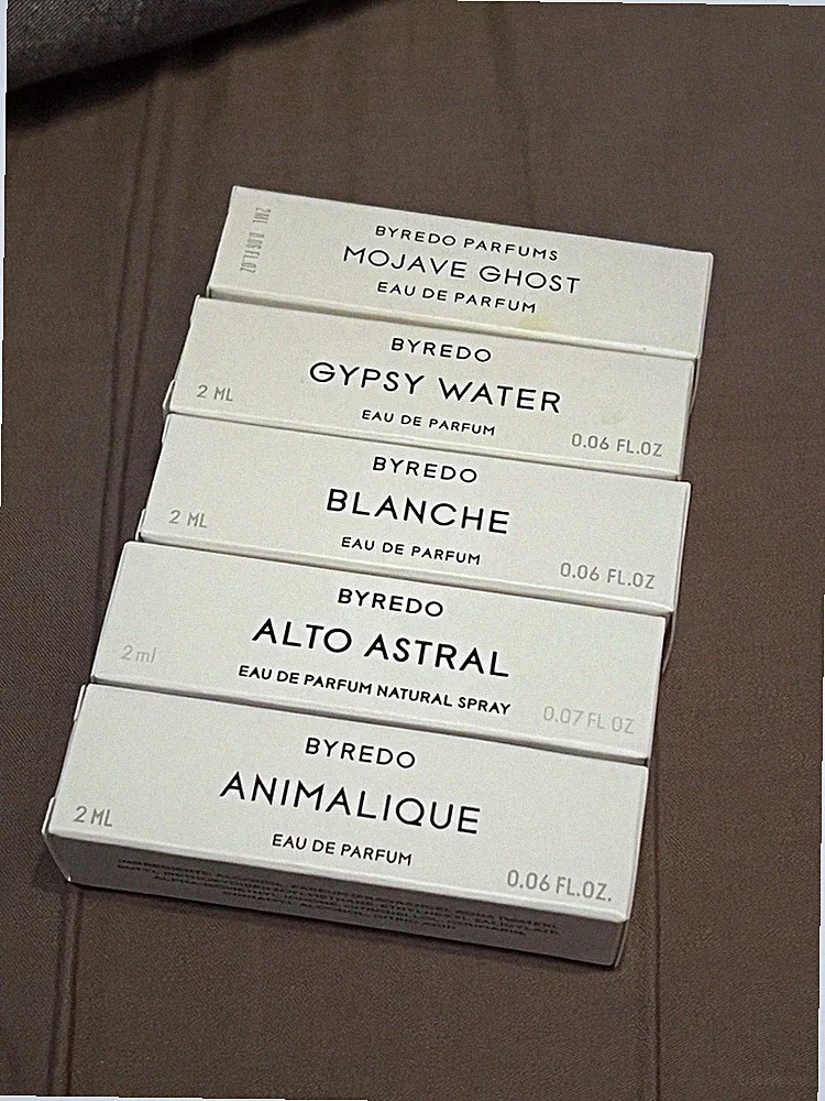 BYREDO Unisex Fragrance Sample Set (2ml x 5) NEW! Fast Ship! Perfect For Travel!